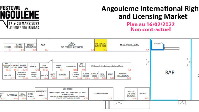 Angouleme International Rights and Licensing Market 16.-19. marts 2022